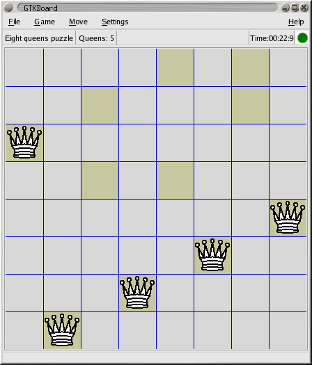 Eight Queens Puzzle screenshot